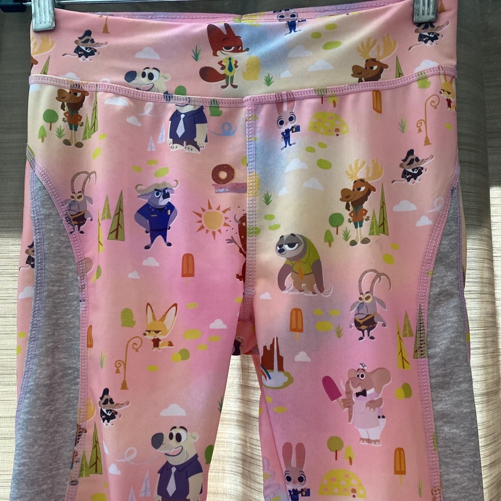 Zootopia Disney Leggings Girls Size 9/10 - Picture 2 of 5